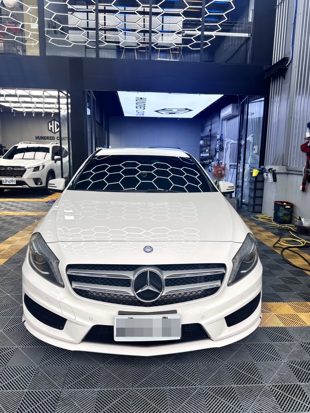 【高雄汽車美容推薦】H.C百鍍包膜鍍膜│無論晴天雨天都想來精緻洗車，流程細節都滿分