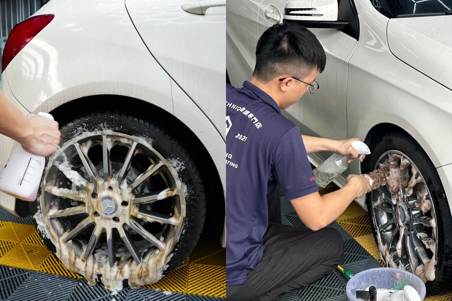 【高雄汽車美容推薦】H.C百鍍包膜鍍膜│無論晴天雨天都想來精緻洗車，流程細節都滿分